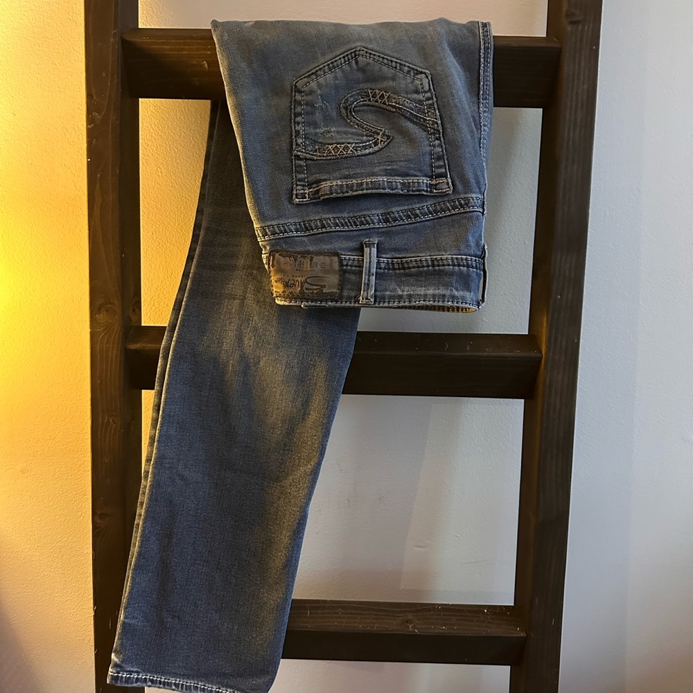 Silver Elyse Men's Light Blue Denim Jeans